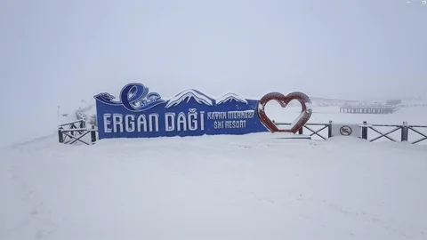 Ergan Dağı'nda Kar Rekoru Kırıldı