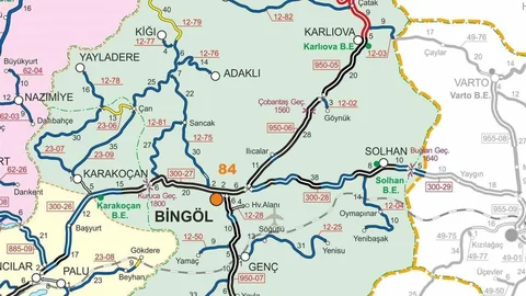 Bingöl-Erzurum Karayolu Tır Trafiğine Kapatıldı