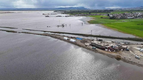 Hatay Amik Ovası'nda Su Baskınları