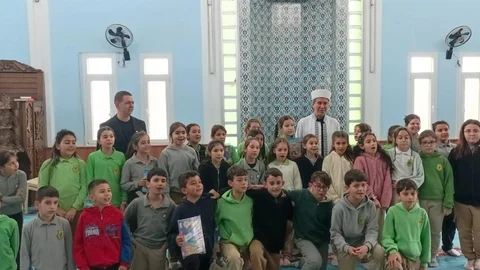 Söke'de Öğrenciler Camiyi Ziyaret Etti