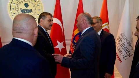 Erzurum'da Bakan Çiftçi'ye Ziyaret