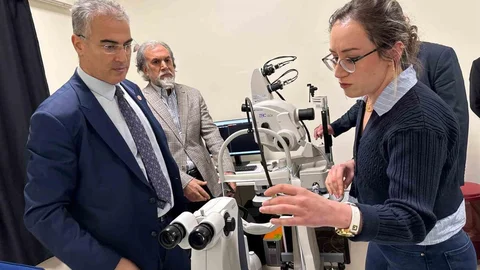 Ergani'de Göz Anjiyo Cihazı Hizmete Girdi