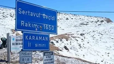 Sertavul Geçidinde Ulaşım Kontrollü Sağlanıyor