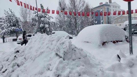 Ardahan'da Köy Yolları Kapandı