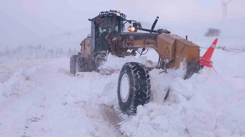 Kayseri'de Karla Mücadele Çalışmaları
