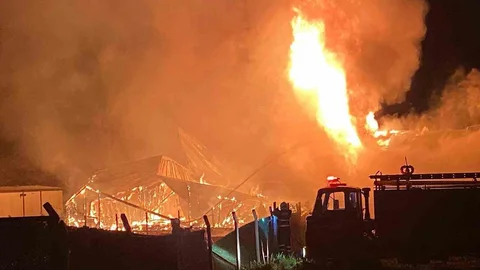 Bilecik'te Bağ Evi Yangını