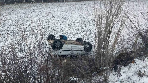 Yozgat'ta Takla Atan Araç Kazası