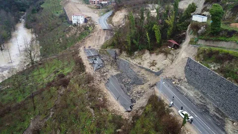 Ordu'da Heyelan Olayı Yaşandı