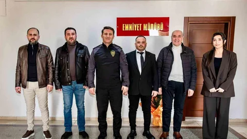 Bilecik'te Emniyet Müdürü'ne Ziyaret