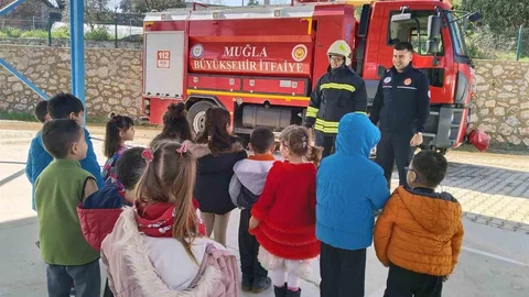 Miniklere Yangın Güvenliği Eğitimi Verildi