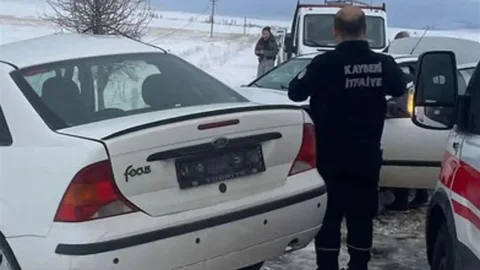 Develi'de Trafik Kazası