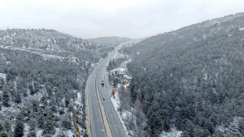 Çorum'da Kar Yağışı Başladı