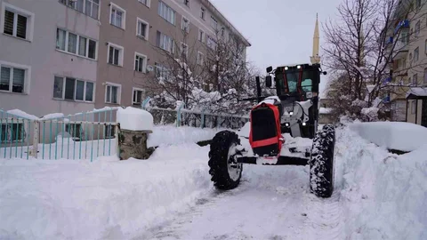 Palandöken'de Karla Mücadele Çalışmaları Devam Ediyor