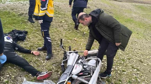 Batman'da Motosiklet Kazası Meydana Geldi