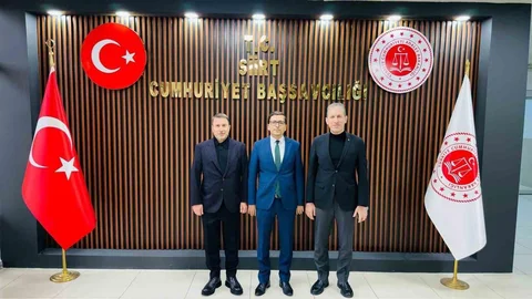 Siirt'te TSO ve Başsavcı Görüşmesi