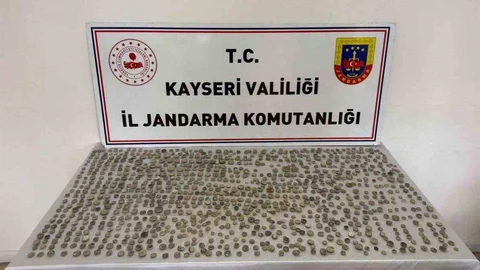 Kayseri'de Tarihi Sikkeler Ele Geçirildi