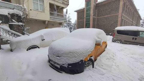 Ardahan'da Kar Nedeniyle Eğitimler İptal Edildi