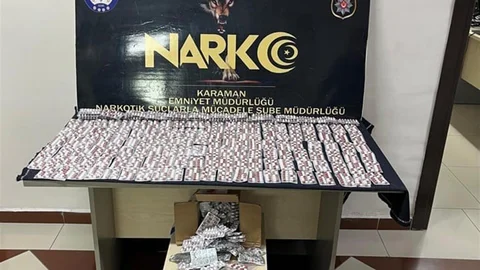 Karaman'da Uyuşturucu Operasyonu