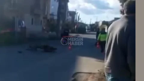 Erdemli Elvanlı Yolu Üzerinde Motosiklet Kazası