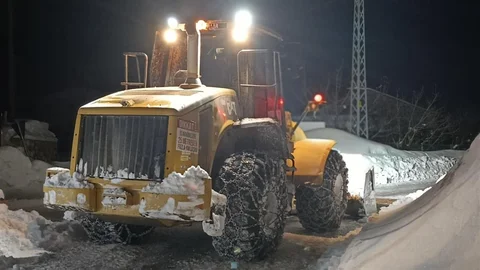 Göksun Kırsalında Karla Mücadele Devam Ediyor