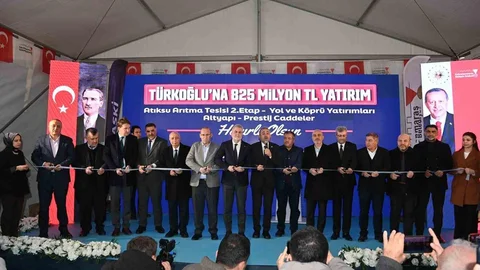 Kahramanmaraş'ta 825 Milyonluk Yatırımlar Açıldı