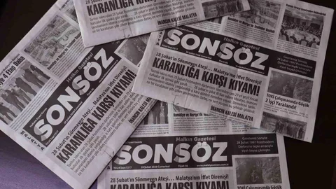 Malatya Sonsöz Gazetesi'nden Anlamlı Protesto