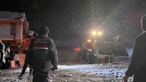 Yozgat'ta Kış Şartlarında Kurtarma Operasyonu