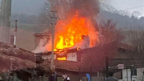 Bursa'da Soba Yangını Faciası