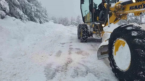 Yozgat'ta Karla Mücadele Devam Ediyor