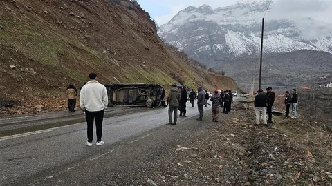 Hakkari'de Trafik Kazası Meydana Geldi