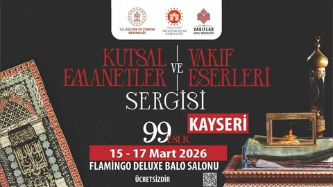 Kadir Gecesi Kayseri'de Kutsal Emanetler Sergisi