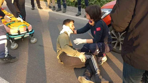 Muratlı'da Trafik Kazası Yaşandı