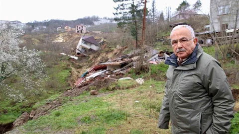 Ordu'da Heyelan İncelemesi Yapıldı
