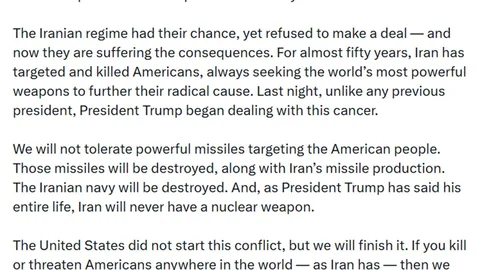 ABD Savunma Bakanı Hegseth'in İran Açıklamaları