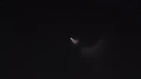 Hakkari'de İran Füzeleri Görüntülendi