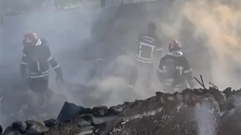 Osmaniye'de Çiftlik Yangını