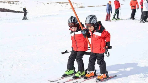 Bitlis'te Kayak Eğitimi Destekleniyor