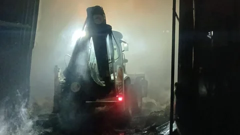 Samanlıkta Çıkan Yangın Korkuttu