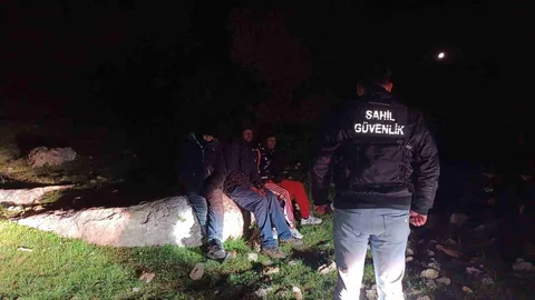 İzmir Seferihisar'da Düzensiz Göçmen Operasyonu