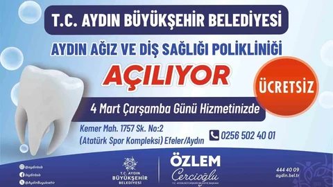 Aydın'da Ağız ve Diş Sağlığı Polikliniği Açılıyor