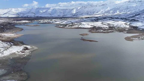 Malatya'daki Sürgü Barajı'nda Su Seviyesi Artıyor