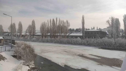 Ardahan’da Soğuk Hava Etkili Oluyor