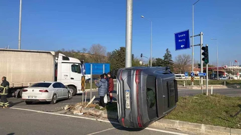 İpsala'da Trafik Kazası Sonucu 4 Yaralı
