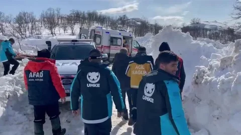 Tunceli'de Karla Mücadele ve Acil Sağlık Hizmeti