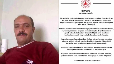 Kemaliye'de Heyelan Olayı Açıklandı