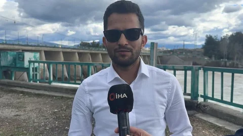 Osmaniye'de Ceyhan Nehri Yükseldi