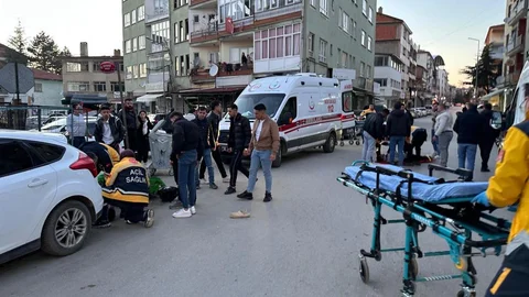 Isparta'da Motosiklet Kazası