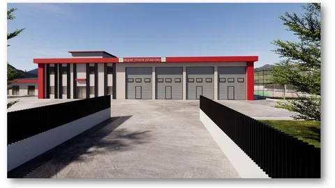 Ergene'de Yeni İtfaiye İstasyonu İnşaatı