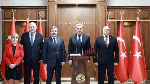 Gürcistan Heyeti Samsun'da Dostluk Bağlarını Güçlendirdi