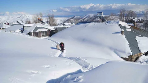Muş'ta Kar Yağışı Sorun Yarattı